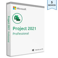 Microsoft Project 2021 Professional 5PC Devices