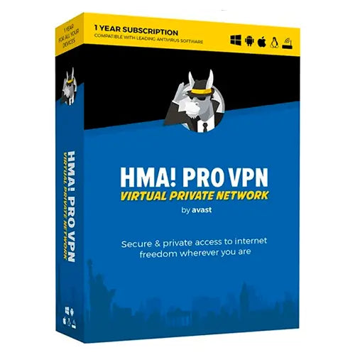 HMA! Pro VPN Unlimited Devices 1 Year Internet Security